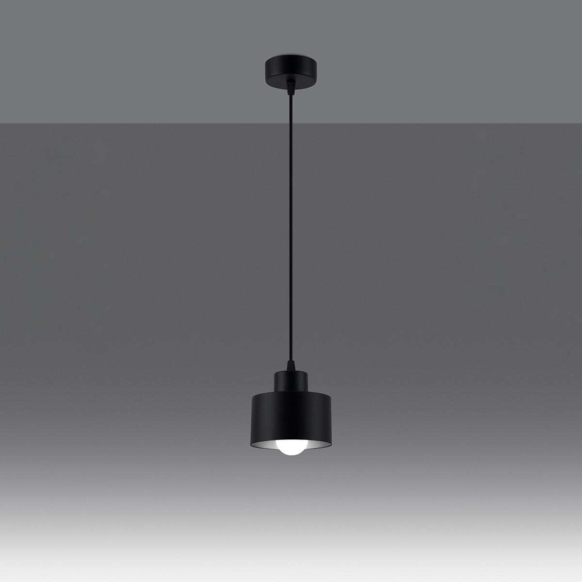 Lampa wisząca SAVAR 1 czarna 120x12x12cm nowoczesna E27 do salonu nr. 3