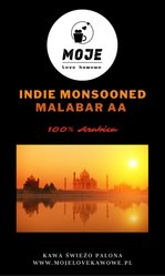 Kawa Indie Monsooned Malabar AA 1000g zmielona