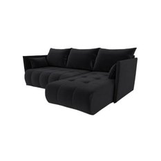 Narożnik Nessa 88x218x152 cm do salonu kronos czarny - Miniaturka zdjęcia nr 1