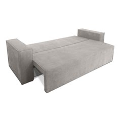 Kanapa Verona 248x96x93 cm z funkcją spania i pojemnikiem sztruks szary do salonu - Miniaturka zdjęcia nr 7