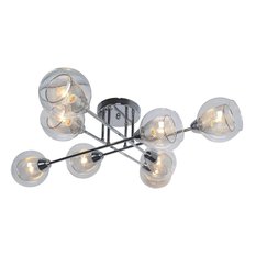 Lampa sufitowa K-JSL-1302/8 FONS 81x22x81 cm do salonu lub pokoju chrom - Miniaturka zdjęcia nr 1