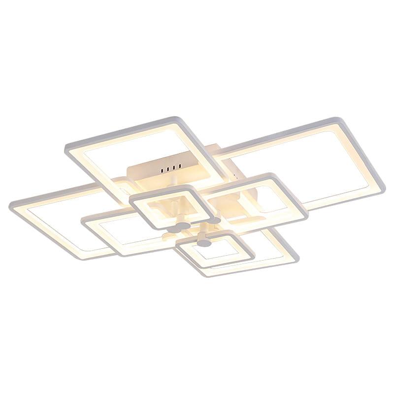 Kwadraty 6 - plafon - lampa sufitowa LED 80x60cm nr. 1