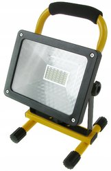 Halogen przenośny lampa 50W LED na budowę do ogródka żółty - Miniaturka zdjęcia nr 7