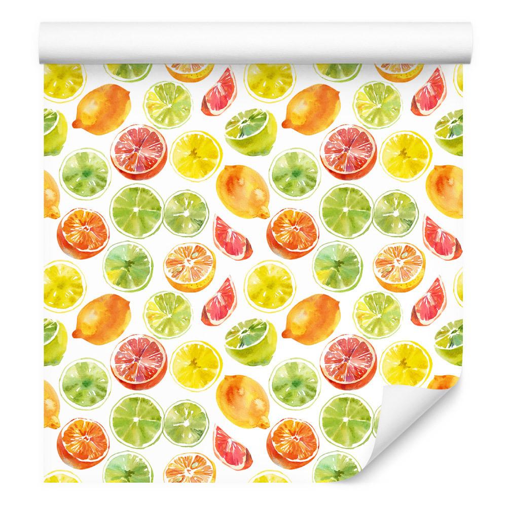 Tapeta ścienna cytryny limonki pomarańcze, kuchnia  nr. 3