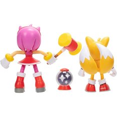 Zestaw ruchomych figurek SONIC amy + tails the hedgehog jakks pacific dla dziecka - Miniaturka zdjęcia nr 5