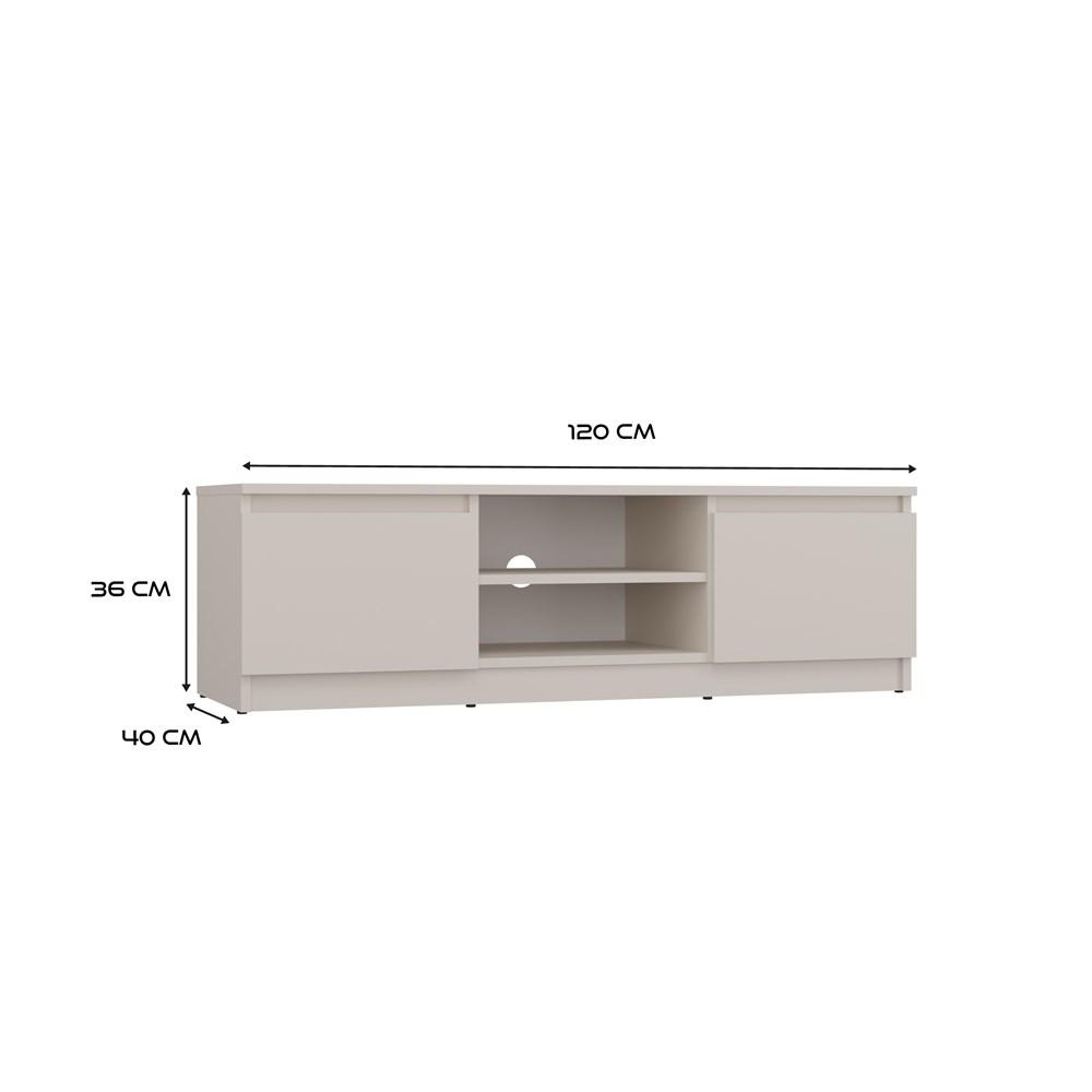 Szafka RTV Malwa 36x120x40 cm do salonu kaszmir beż nr. 6