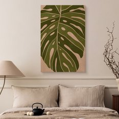 Obraz Do Salonu Liście Tropikalne Monstera Styl Boho Natura 30x40cm - Miniaturka zdjęcia nr 5