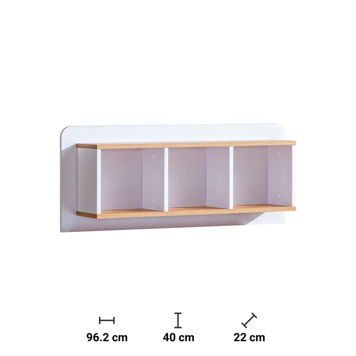 Szafka wisząca 96,2x22x40 cm Lorento biały brylantowy dąb nash do pokoju nr. 2