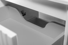 Szafka łazienkowa FLOW 80 cm z umywalką biały - Miniaturka zdjęcia nr 10
