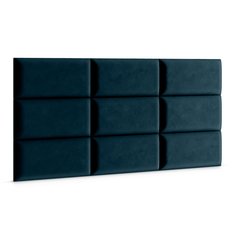 Panele tapicerowane 50x30 cm na ścianę wezgłowie granatowy - Miniaturka zdjęcia nr 3
