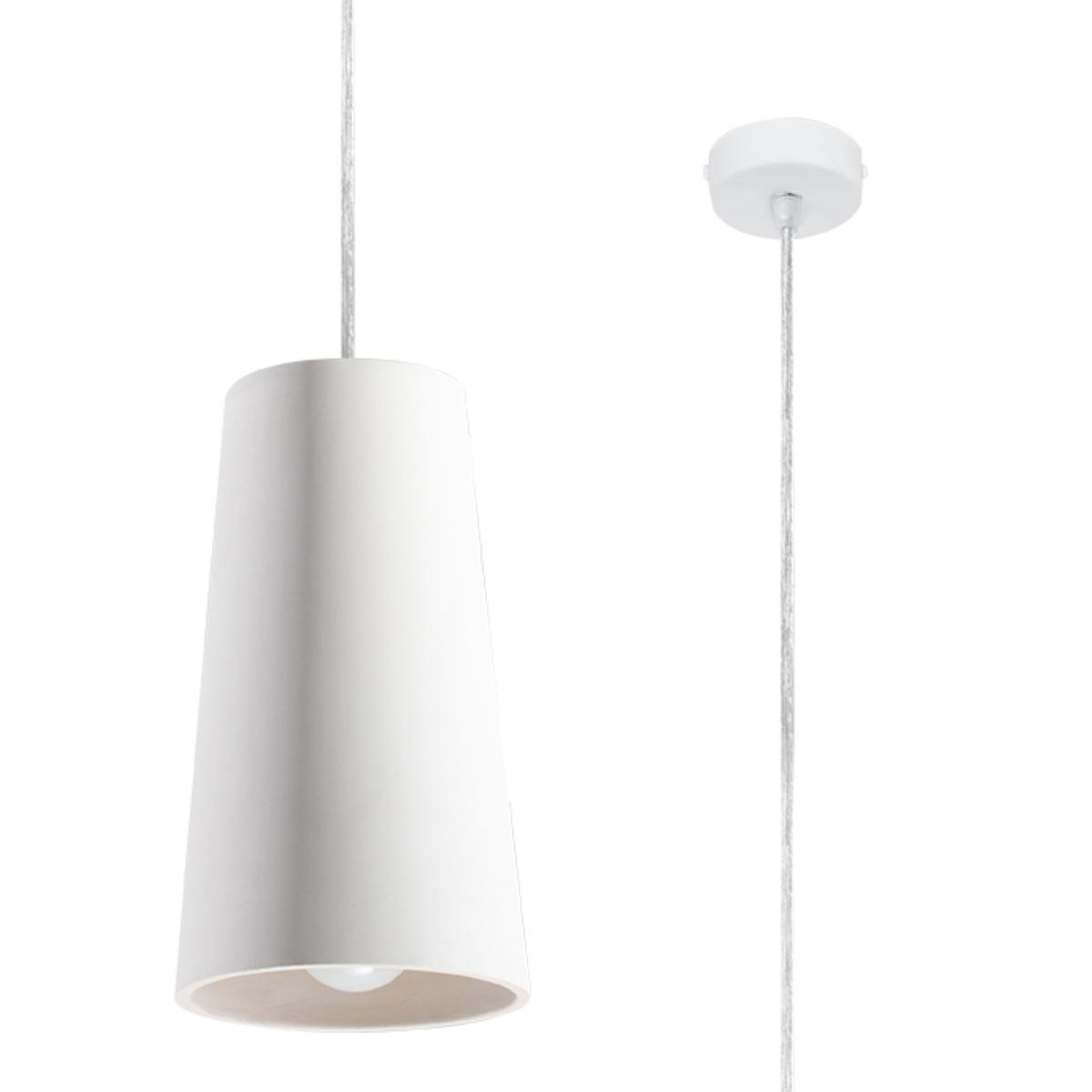 Lampa wisząca ceramiczna GULCAN 128x16x16cm nowoczesna E27 do salonu