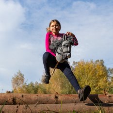 Hobby horse zabawka dla dziewczynki konik kiju A3 - Miniaturka zdjęcia nr 13