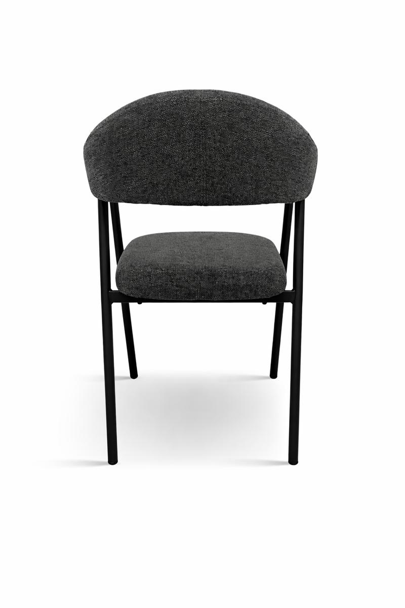 2x krzesło tapicerowane do jadalni VANO stelaż czarny, tkanina Aragon grafit cena za jedną sztukę 221,20 zł nr. 7