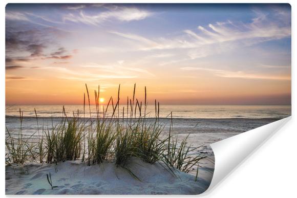 Fototapeta Plaża MORZE Zachód Słońca 3D Pejzaż Krajobraz Natury nr. 1