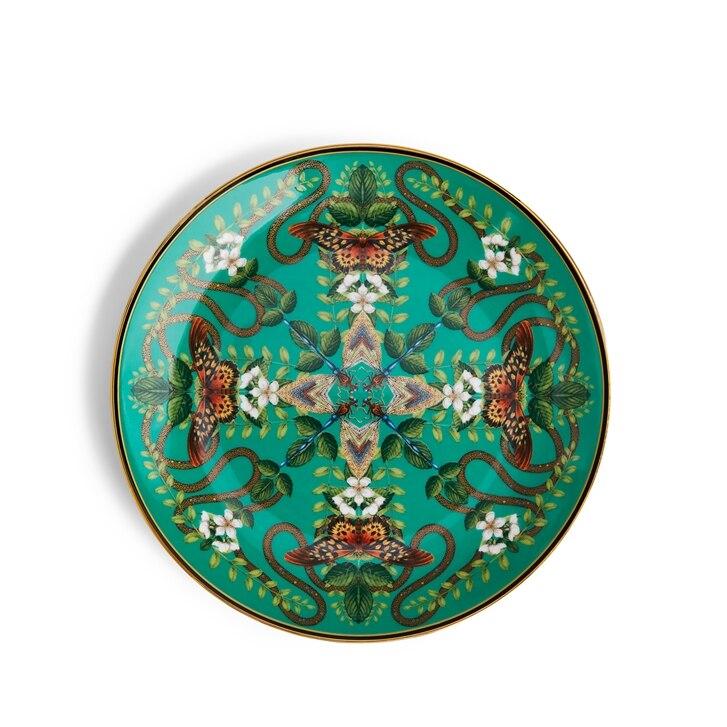 Talerz Emerald Forest Kubek Wonderlust Wedgwood zielony do jadalni