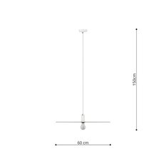 Lampa wisząca SIRKEL 60 czarny 150x60x60cm nowoczesna E27 do salonu - Miniaturka zdjęcia nr 2