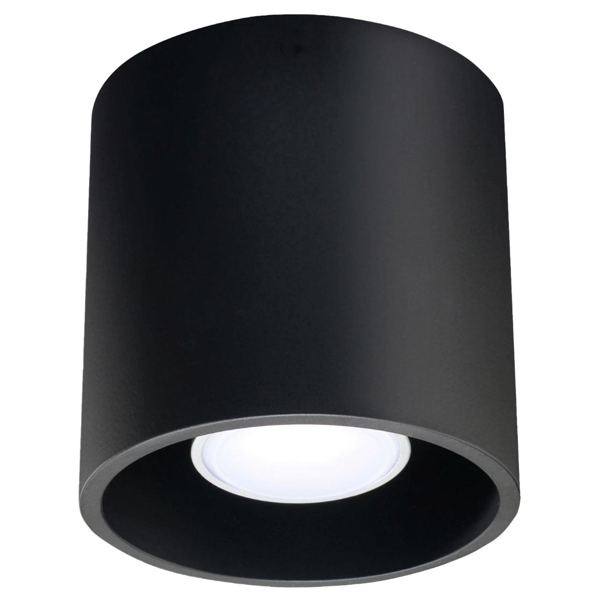 Plafon ORBIS 1 czarny 10x10x10cm nowoczesna lampa GU10 do salonu 