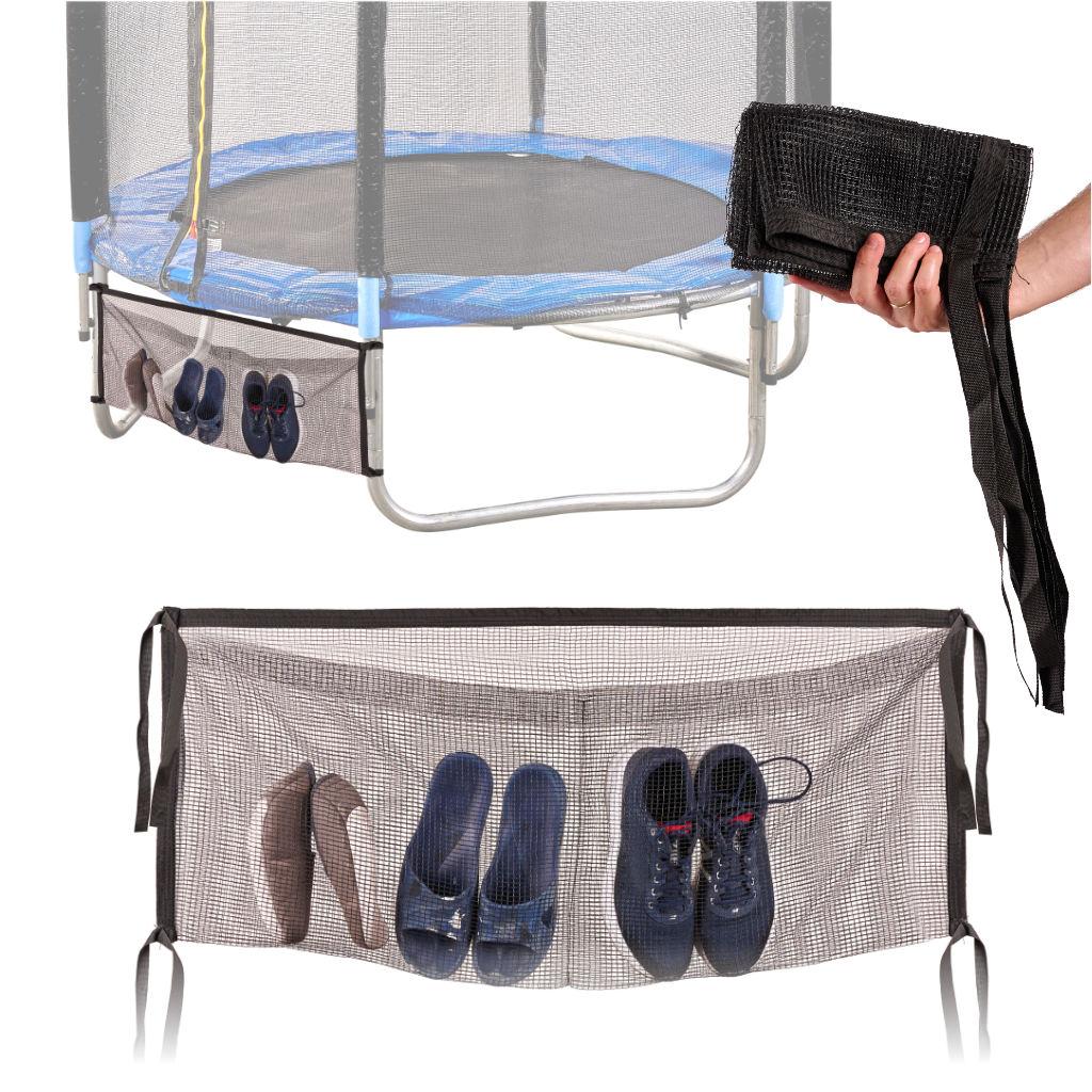 Torba siatka dolna do trampoliny organizer na buty klucze telefonersalna 110cm nr. 4