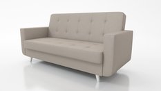 Wersalka rozkładana Naomi 92x218x99 cm do salonu z funkcją spania paros beżowa - Miniaturka zdjęcia nr 1