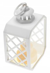 Lampion 19 cm znicz świeca LED na baterie efekt płomienia  - Miniaturka zdjęcia nr 2