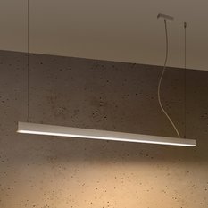 Lampa wisząca PINNE 150 biała 3000K 150x6x150cm nowoczesna LED do salonu - Miniaturka zdjęcia nr 3