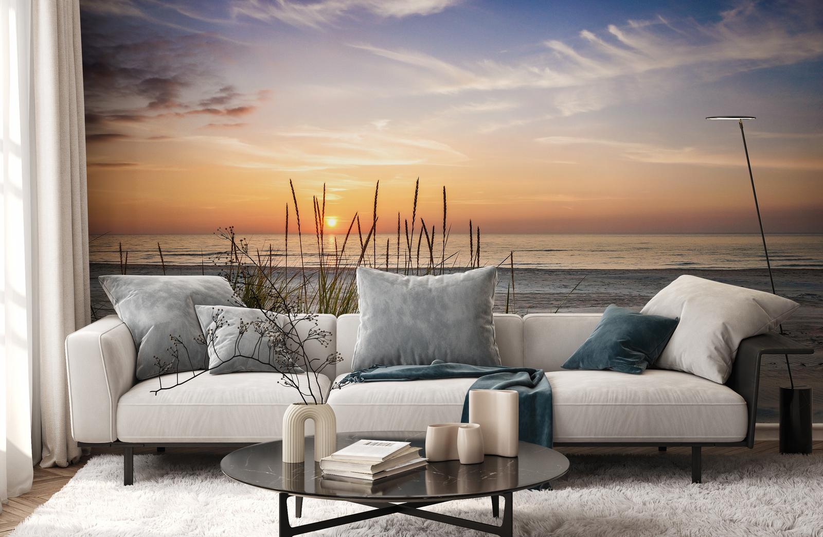 Fototapeta Plaża MORZE Zachód Słońca 3D Pejzaż Krajobraz Natury nr. 4