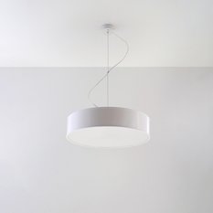 Lampa wisząca ARENA 45 biała 111x45x45cm nowoczesna E27 do salonu - Miniaturka zdjęcia nr 2