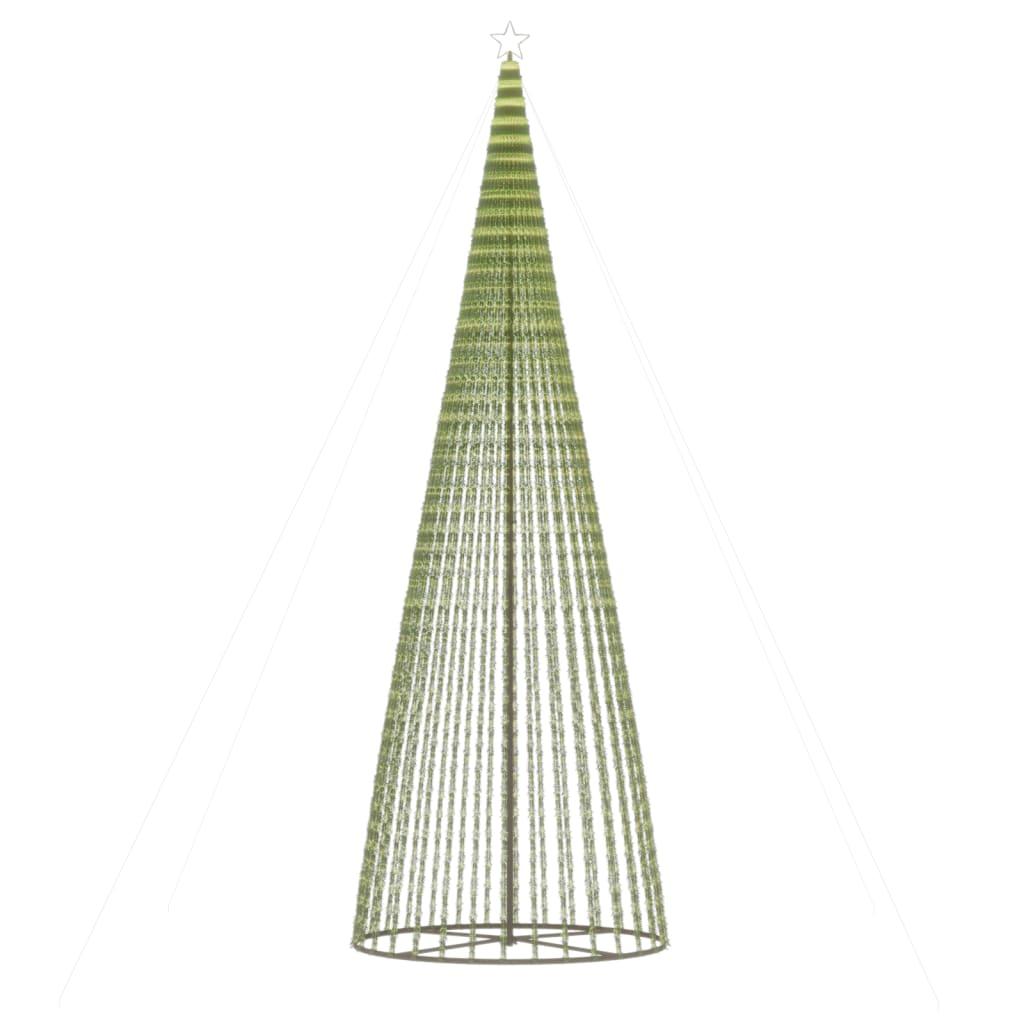 Stożkowa choinka z lampek, 1544 niebieskich LED, 500 cm nr. 5