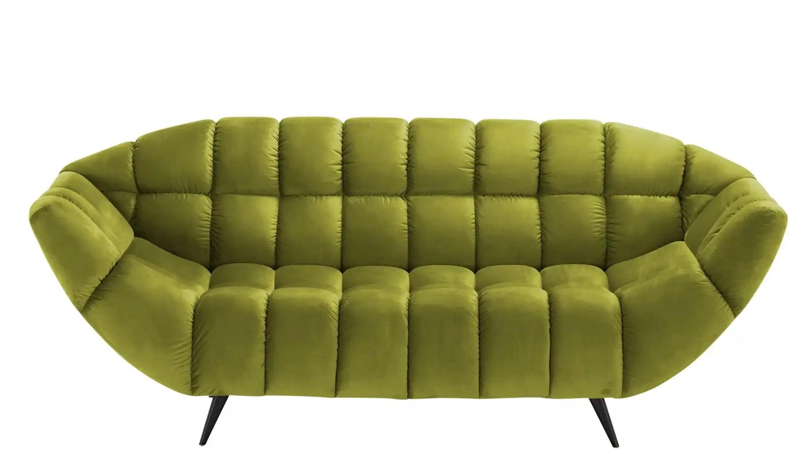 Sofa GAPPA 200x94x82 cm nowoczesna kanapa pikowana wersal zielona pistacja do salonu