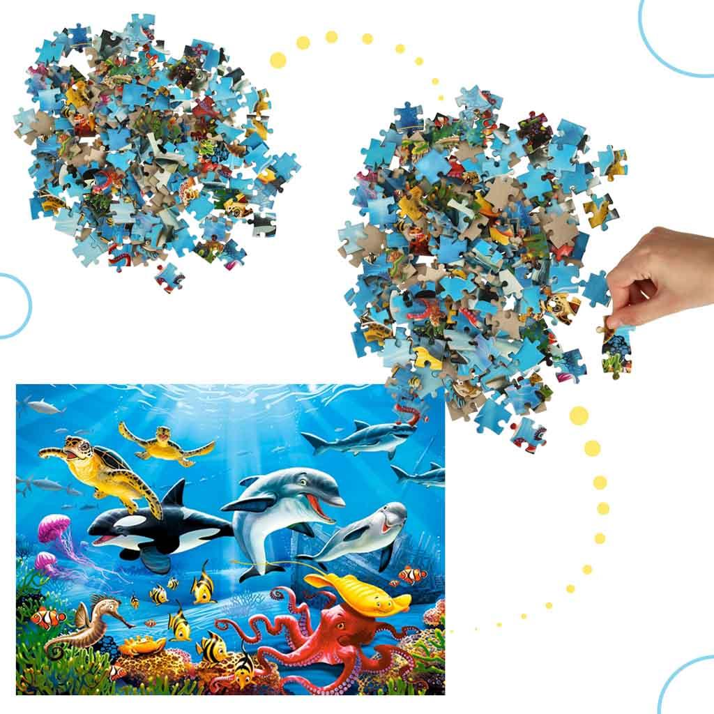 CASTORLAND Puzzle układanka 200 elementów Tropical Underwater World - Tropikalny Podwodny Świat 7+ nr. 5