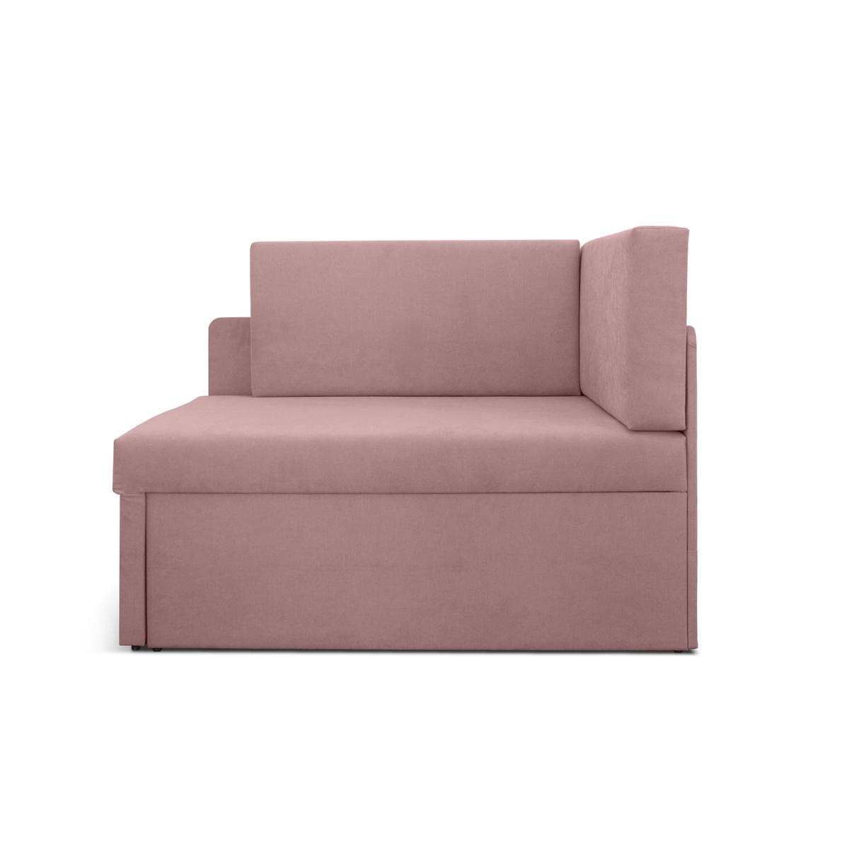 Łóżko młodzieżowe Viluś 108x81x78 cm sofa narożnik jednoosobowy do pokoju z funkcją spania i przechowywania różowy nr. 14