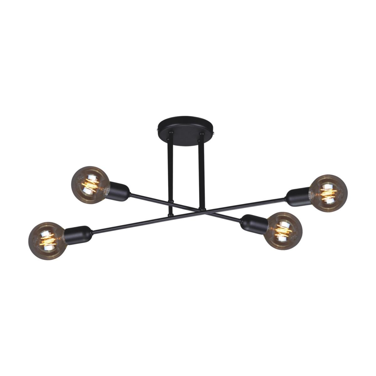 Lampa sufitowa K-4382 SITYA BLACK 66x26x43 cm do salonu lub pokoju czarny nr. 1