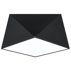 Plafon HEXA 25 czarny 15x25x25cm E27 nowoczesna lampa do salonu  - Miniaturka zdjęcia nr 1