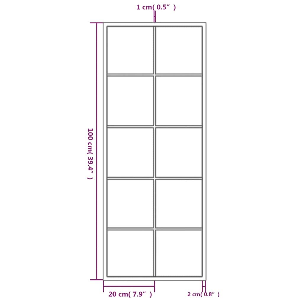  Lustra 100x40 cm 2 szt. do sypialni łazienki ścienne metal czarne nr. 7