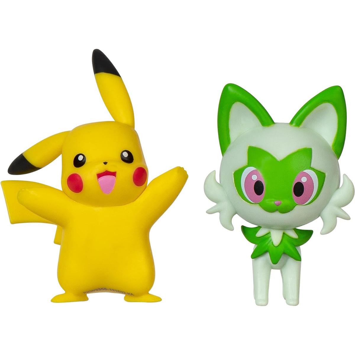 POKEMON BATTLE FIGURE PACK 2-PAK ORYGINALNE FIGURKI PIKACHU + SPRIGATITO nr. 2