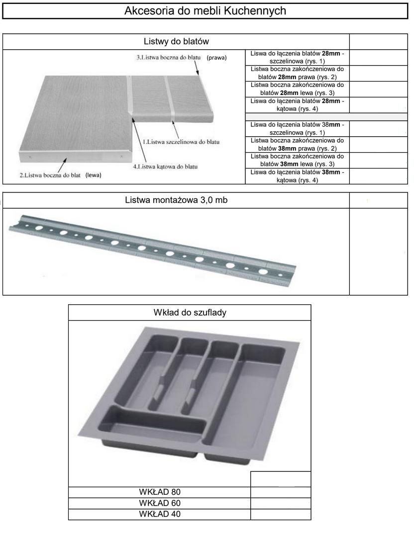 Szafka kuchenna 15x52x82 cm cargo kuchenne dąb lancelot do kuchni nr. 11