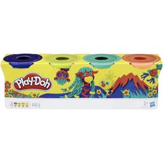 Ciastolina kolorowa zestaw tub mix kolorów hasbro 4-pak e4867 play-doh dla dziecka - Miniaturka zdjęcia nr 2