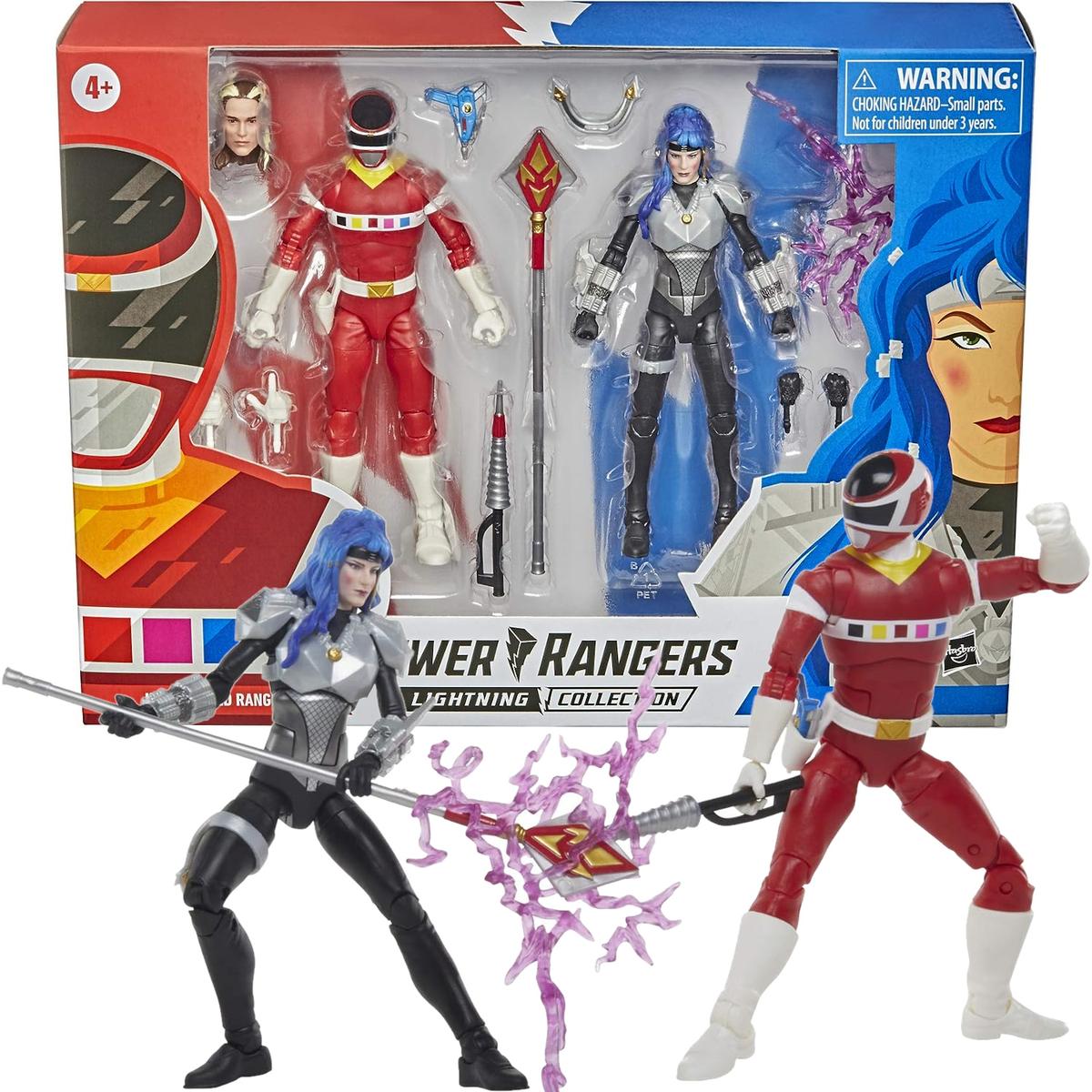 Figurka POWER RANGERS red czerwony ranger +astronema lighting collection in space dla dziecka