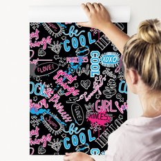 Tapeta Młodzieżowa NAPISY Girl Power Typografia  - Miniaturka zdjęcia nr 7