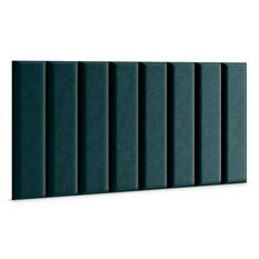  Panele tapicerowane 60x15 cm na ścianę prostokąt turkusowy - Miniaturka zdjęcia nr 3