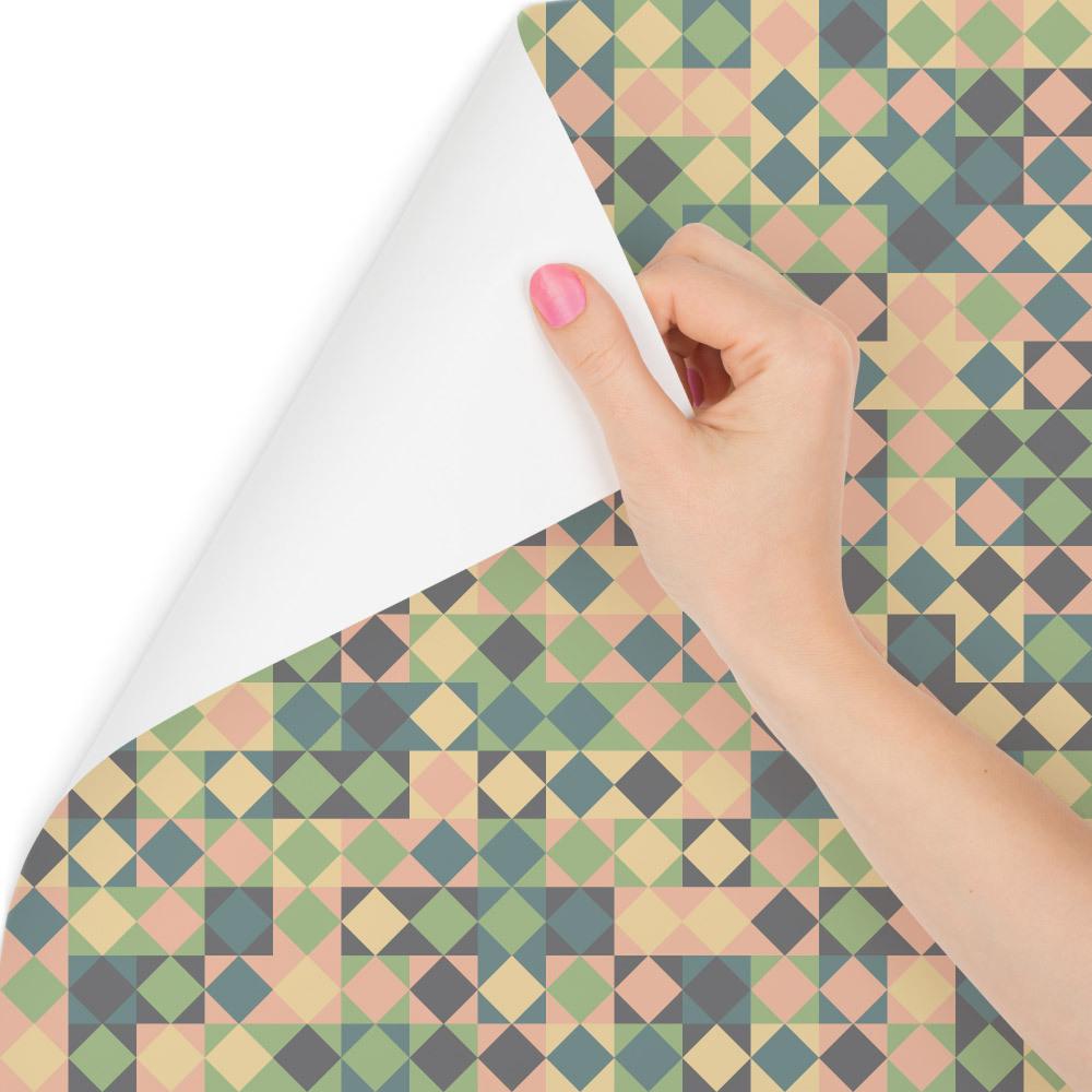 Tapeta geometryczna abstrakcja, dekoracja w stylu nowoczesnym  nr. 3