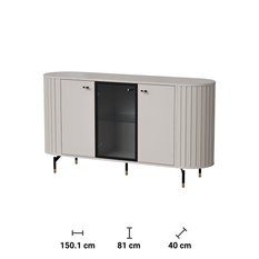 Komoda Zante 150 cm do salonu kaszmir - Miniaturka zdjęcia nr 9