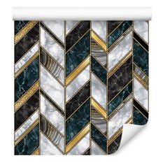 Tapeta Nowoczesna Mozaika MARMUR Styl Art Deco 3D  - Miniaturka zdjęcia nr 4