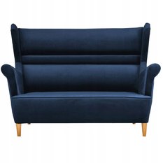 Zestaw wypoczynkowy ZOJA sofa + 2 fotele granatowe do salonu  - Miniaturka zdjęcia nr 3