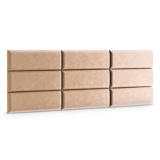 Panele tapicerowane 90x30 cm na ścianę magic velvet beżowy - Miniaturka zdjęcia nr 3