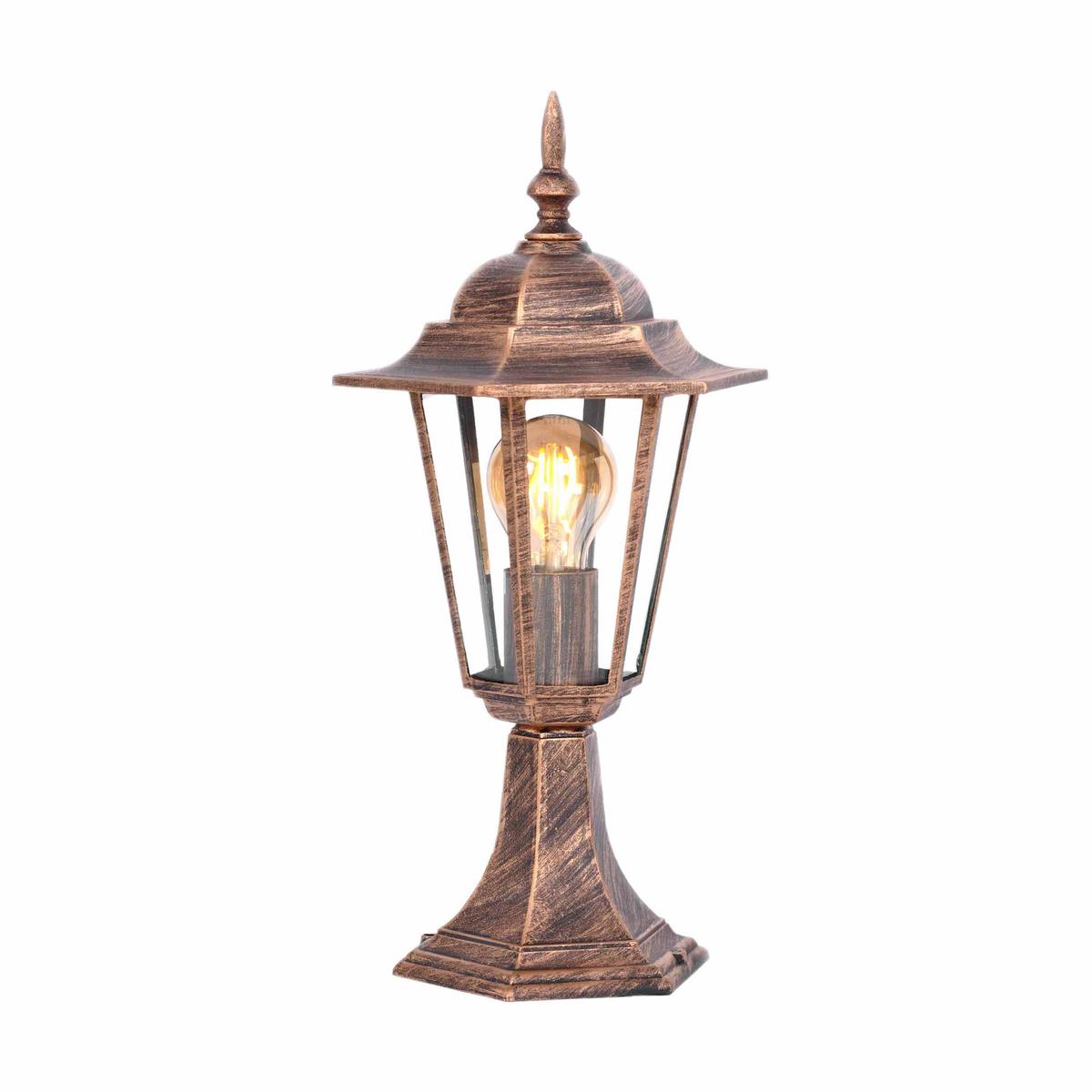 Lampa ogrodowa stojąca K-5009S / STANDARD 20x44x15 cm do ogrodu czarny/złoty nr. 1