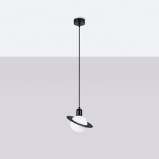 Lampa wisząca HYPERION 1 czarny 125x20x20cm nowoczesna G9 do salonu - Miniaturka zdjęcia nr 2