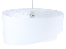 Lampa 50x23x93 cm do biura salonu sypialni wisząca asymetryczna biała - Miniaturka zdjęcia nr 5