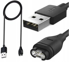 Ładowarka kabel usb do GARMIN FENIX 5 5X 6 6S 6X 7 7X VIVOACTIVE 3 4 4S 5 1m czarny - Miniaturka zdjęcia nr 6