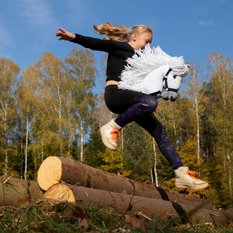 Hobby horse zabawka dla dziewczynki konik kiju A3 - Miniaturka zdjęcia nr 16